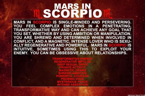 scorpio mars sex|Mars In Scorpio: What This Astrological Placement Really Means ...